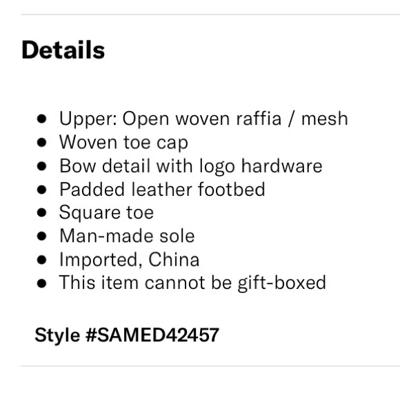 Sam Edelman Beige Woven Flats - Picture 4 of 10